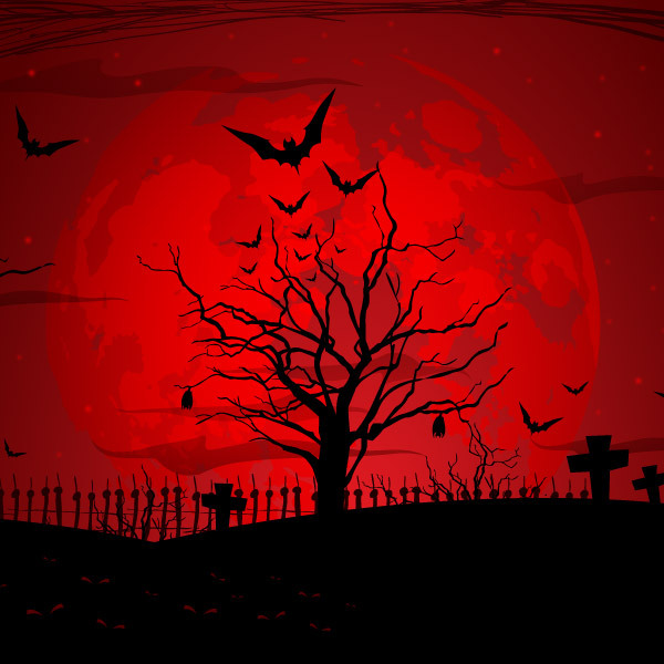 12 Photos of Vector Halloween Scene