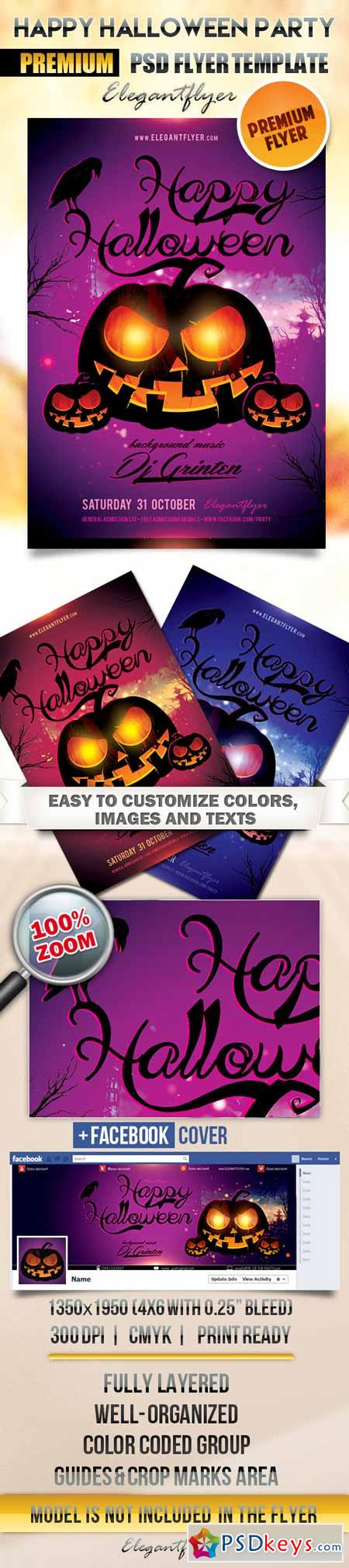 Happy Halloween Party Flyer Happy Halloween Party Flyer