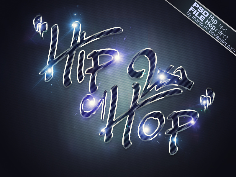 Hip Hop Text for Photoshop