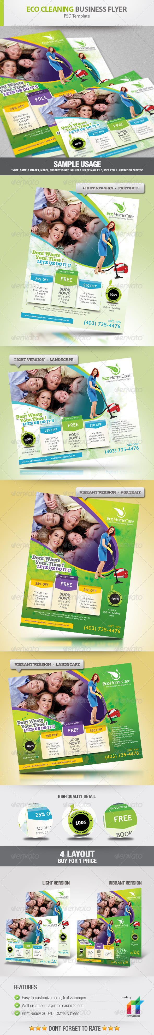 House Cleaning Service Flyers Templates