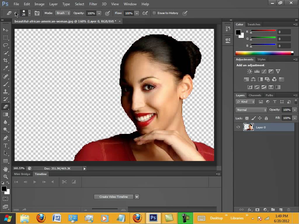 How to Remove Photo On Adobe Photoshop CS6