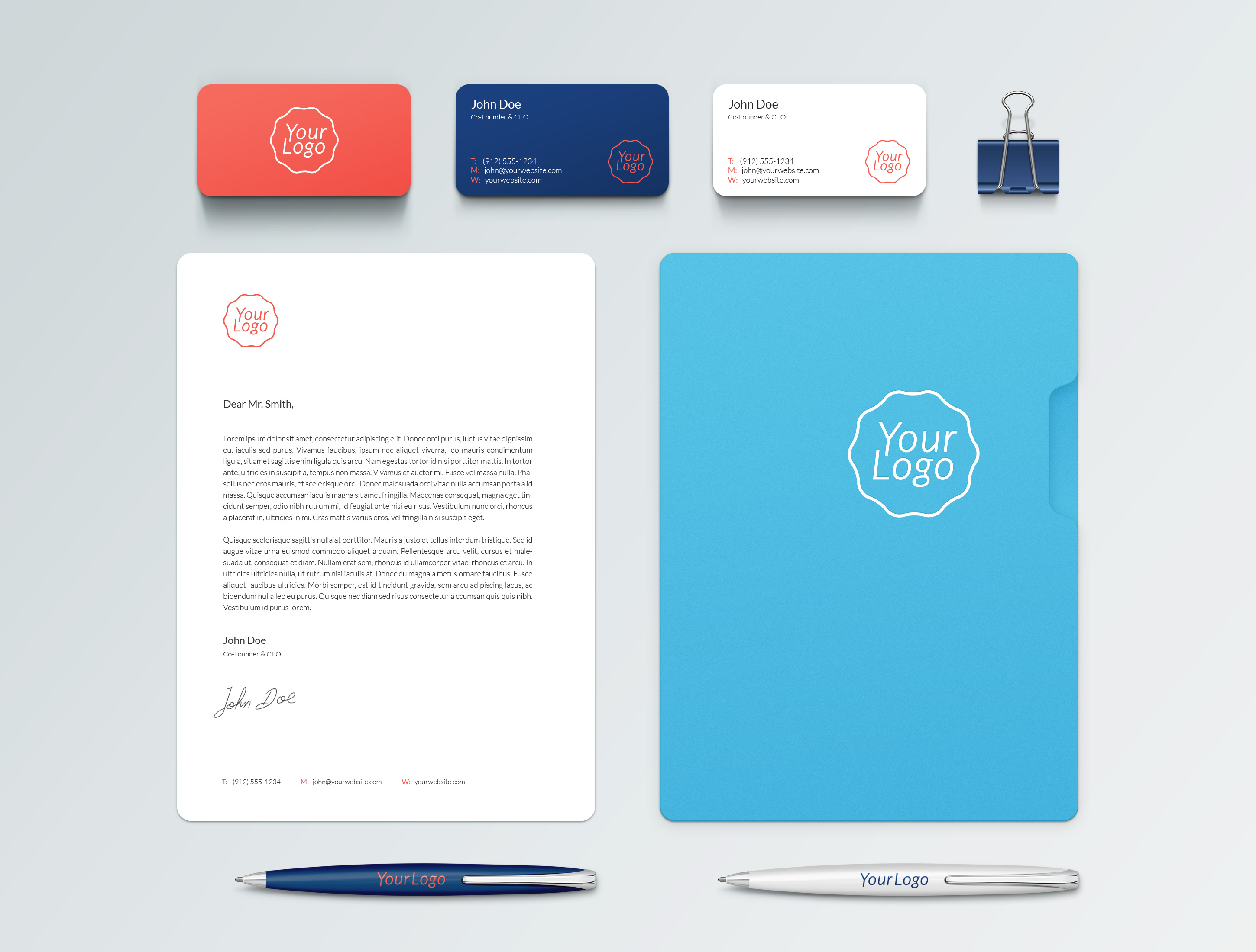 Identity Branding Mock-Up Identity Branding Mock-Up