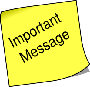 Important Message Clip Art Important Message Clip Art