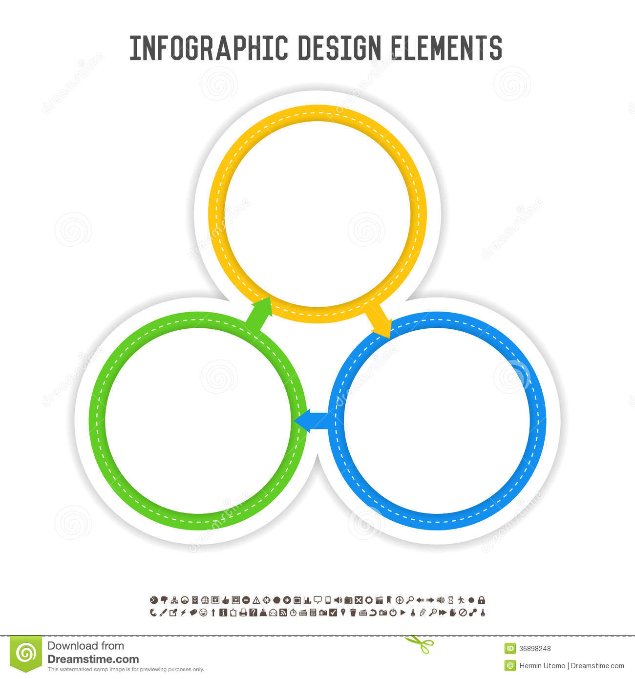 Infographic Circle Vector