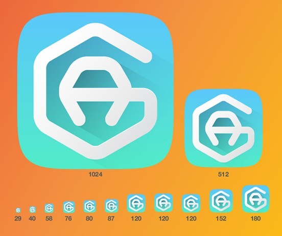 iOS App Icon Template iOS App Icon Template