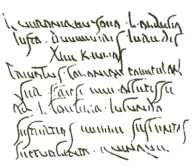 Latin Writing Cursive Letters