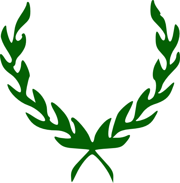 Laurel Leaves Wreath Clip Art