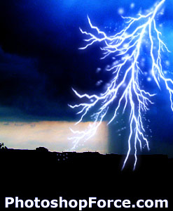 Lightning Effect Photoshop Tutorial