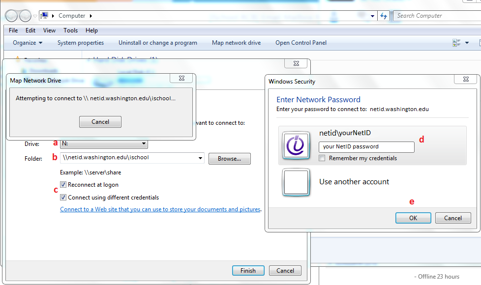 Map Network Drive Windows 7