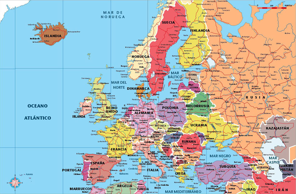 Mapa De Europa Mapa De Europa