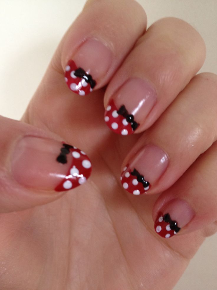 Mickey Mouse Nail Art Design