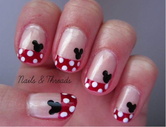 Mickey Mouse Nail Art