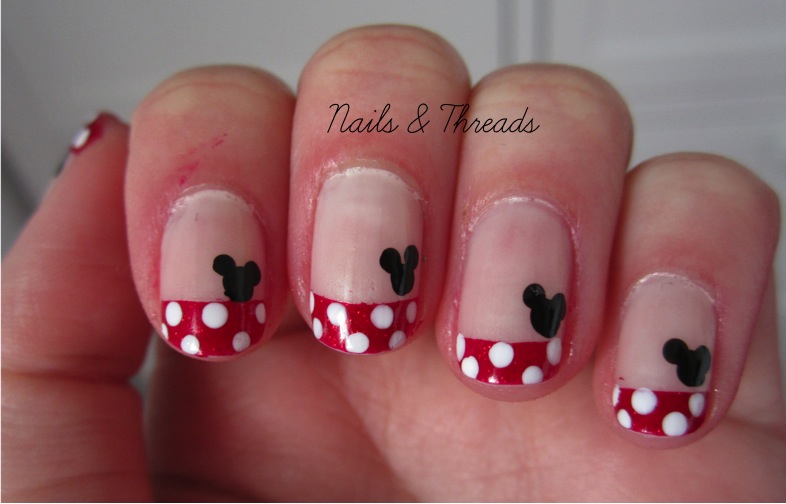 Mickey Mouse Nail Art