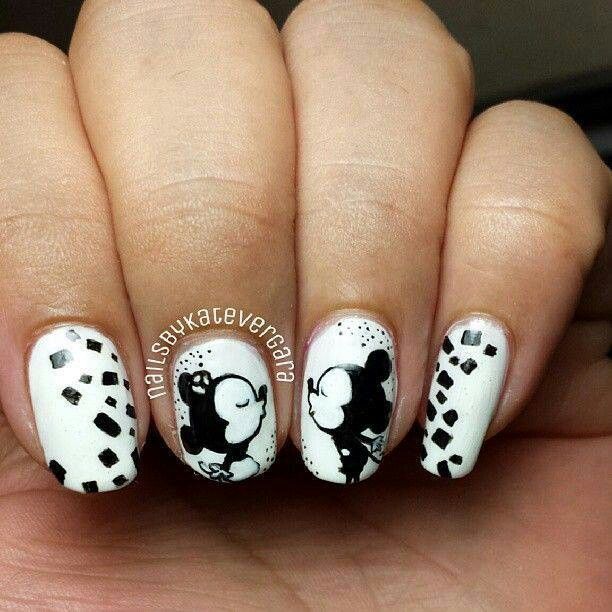 Mickey Mouse Nail Design