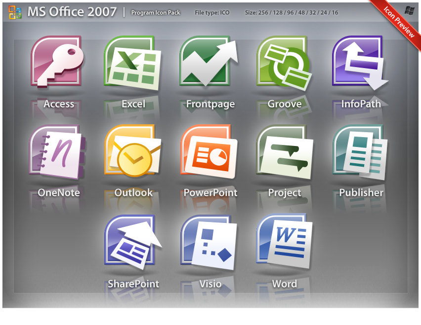 Microsoft Office 2007 Icons