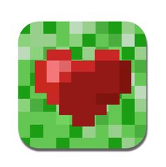 Minecraft Heart Pixel Art Minecraft Heart Pixel Art