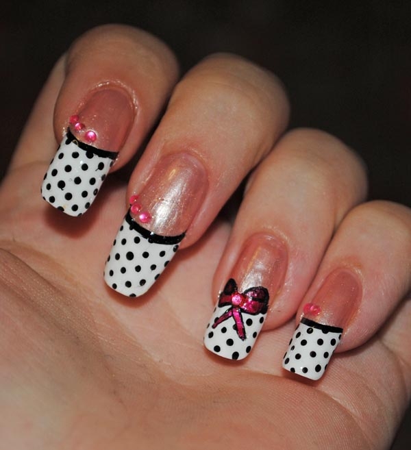 Nail Designs with Polka Dots