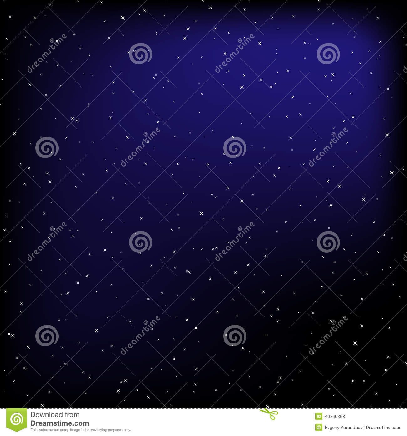 Night Sky Vector