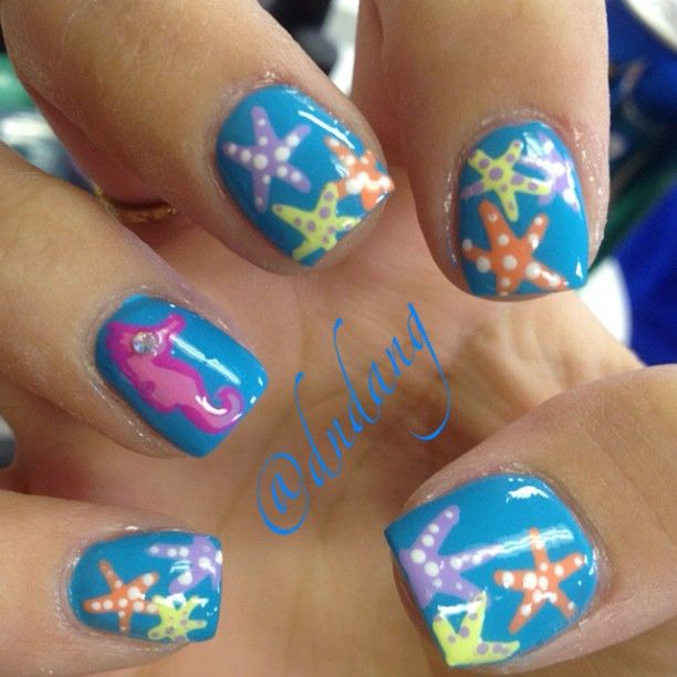 Ocean Nail Art Designs