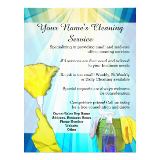 Office Cleaning Services Flyer Templates