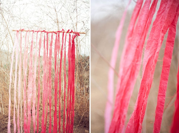 Ombre DIY Fabric Backdrop