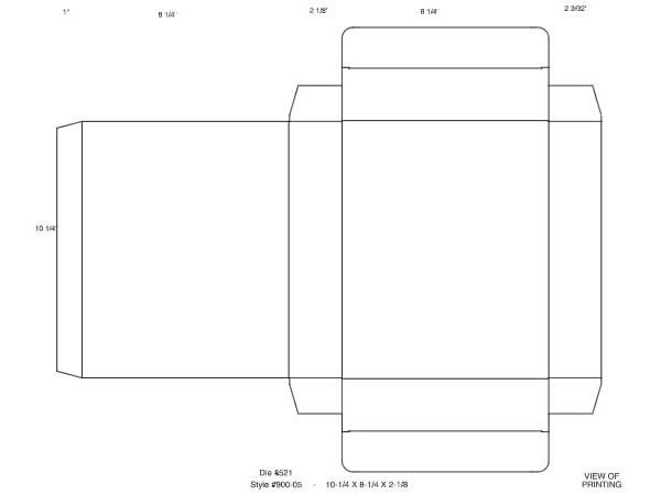 Packaging Box Templates Packaging Box Templates