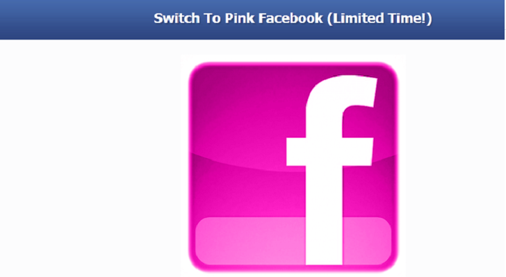 Pink Facebook Logo