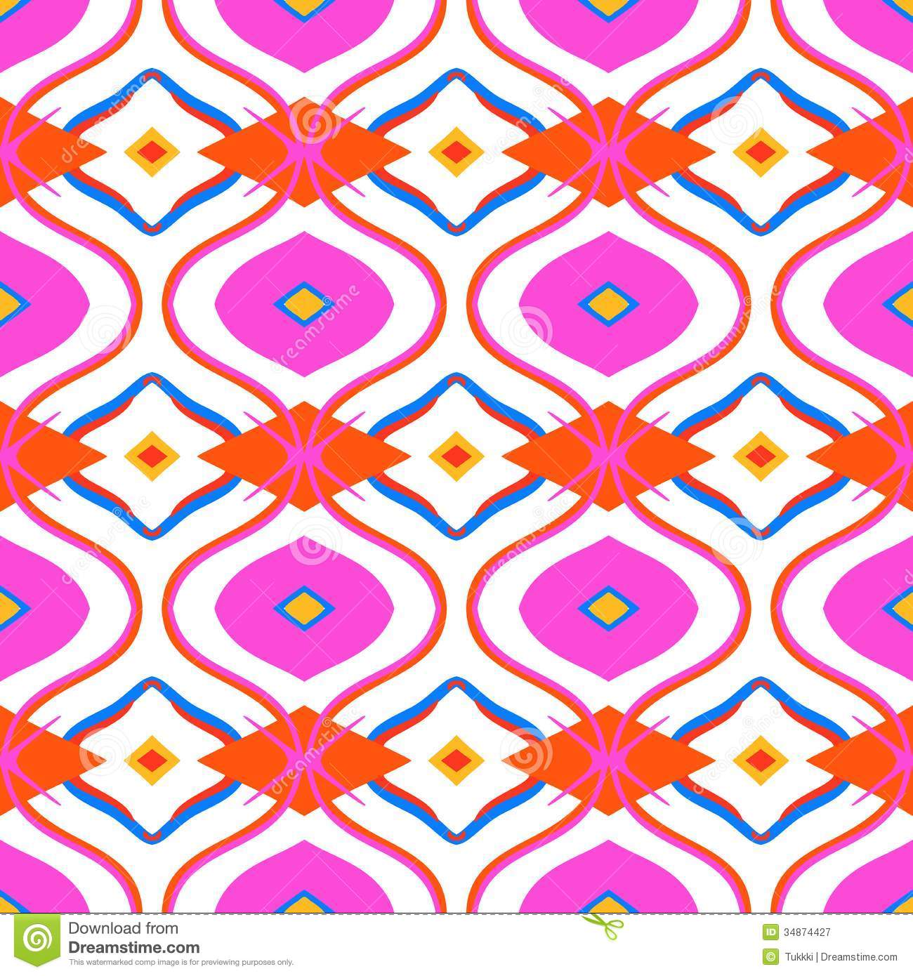 Pink Tribal Print Pattern