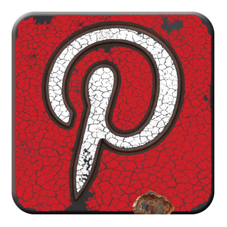 10 Blue Pinterest Logo Icon Images
