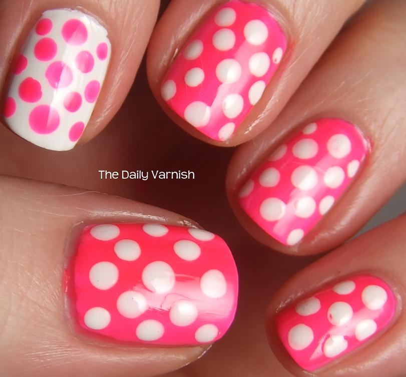 Polka Dot Nail Art