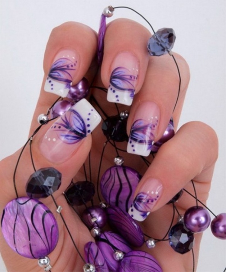 Purple Nail Art Designs 2013 Purple Nail Art Designs 2013