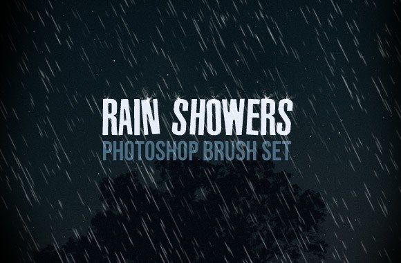 15 Rain Brush For Photoshop Images