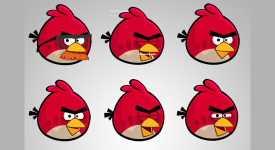 Red Angry Bird Icon Red Angry Bird Icon