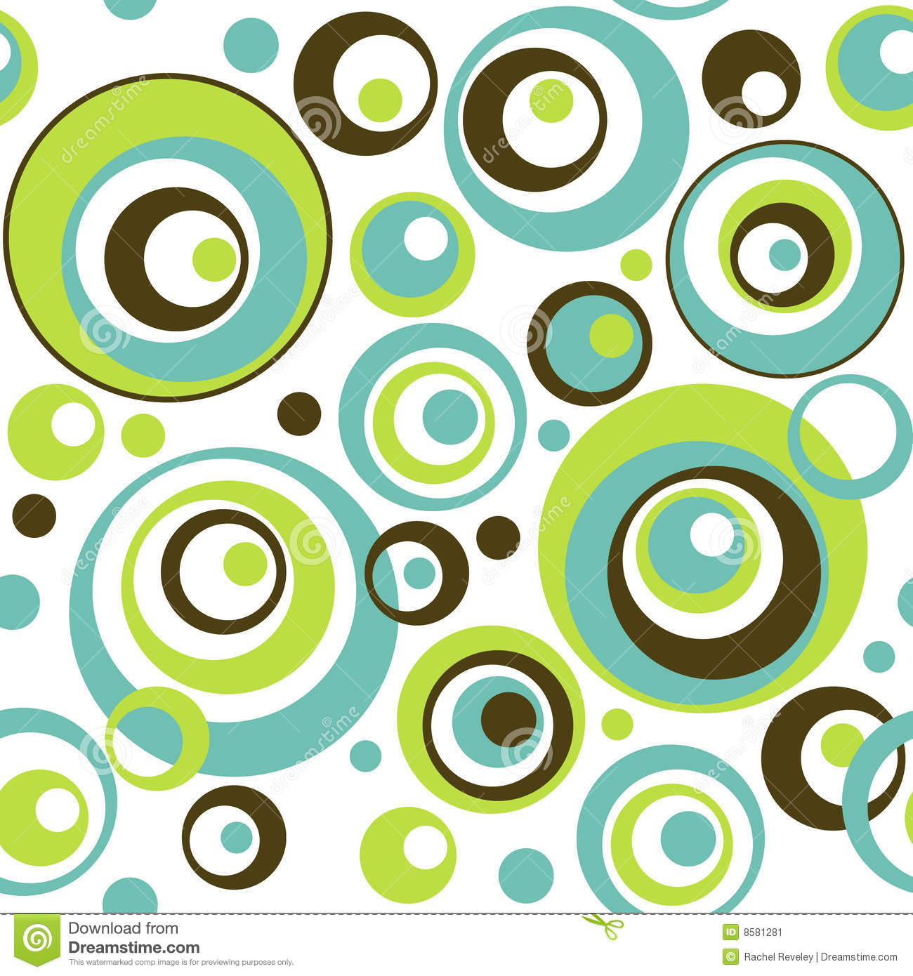 Retro Circles Pattern