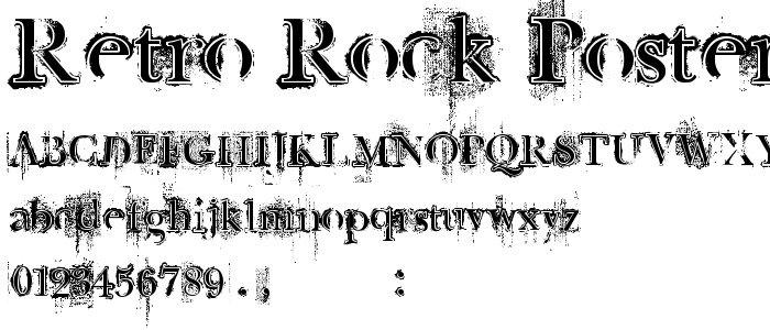 Rock Letters Font Free