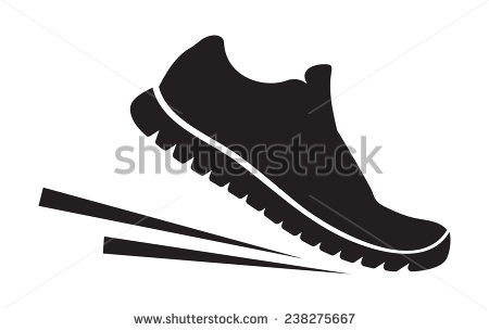 Running Shoe Icon Vector