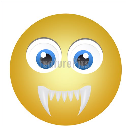 Scary Face Emoticon Scary Face Emoticon