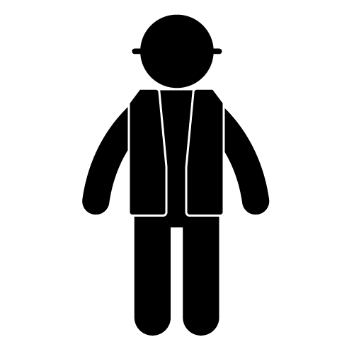Security Guard Clip Art Black and White