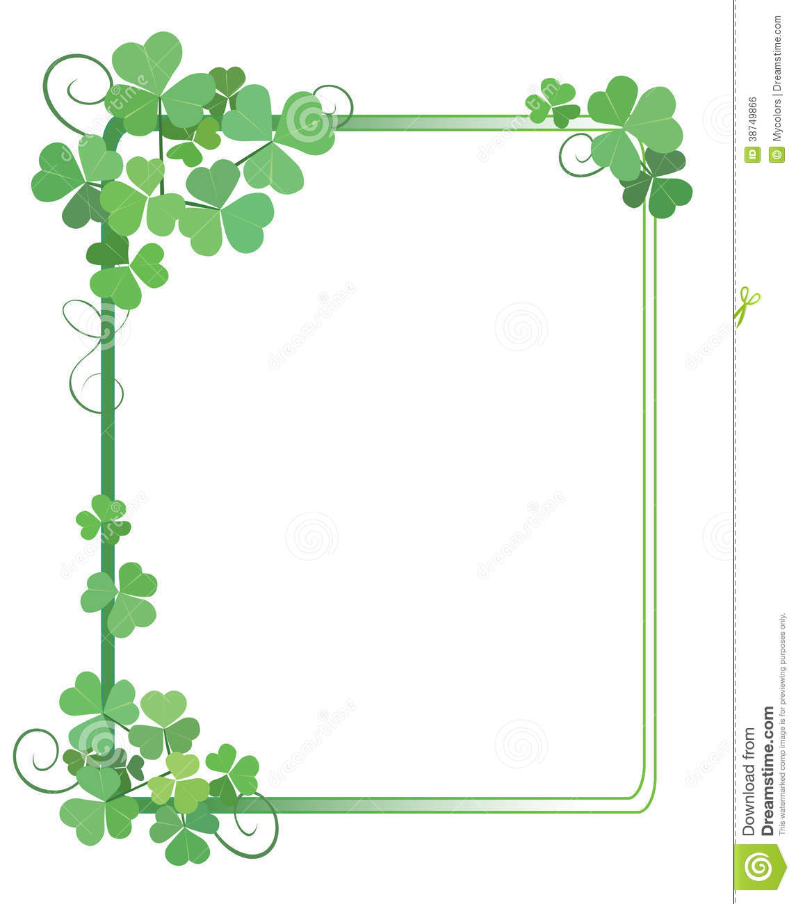 Shamrock Border Frame