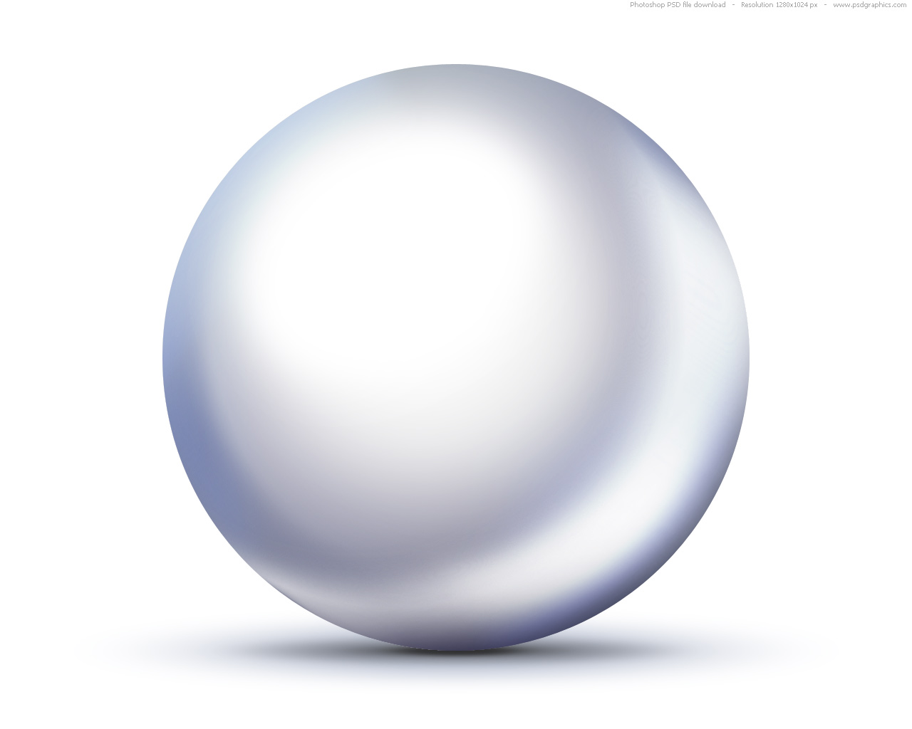 Shiny White Pearls Transparent PNG