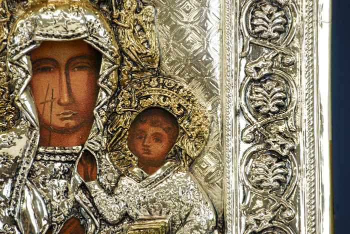 Silver Plated Polish Religious Icons