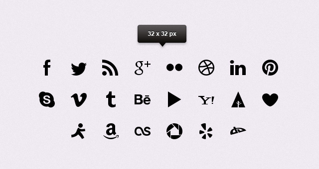 Simple Social Icons