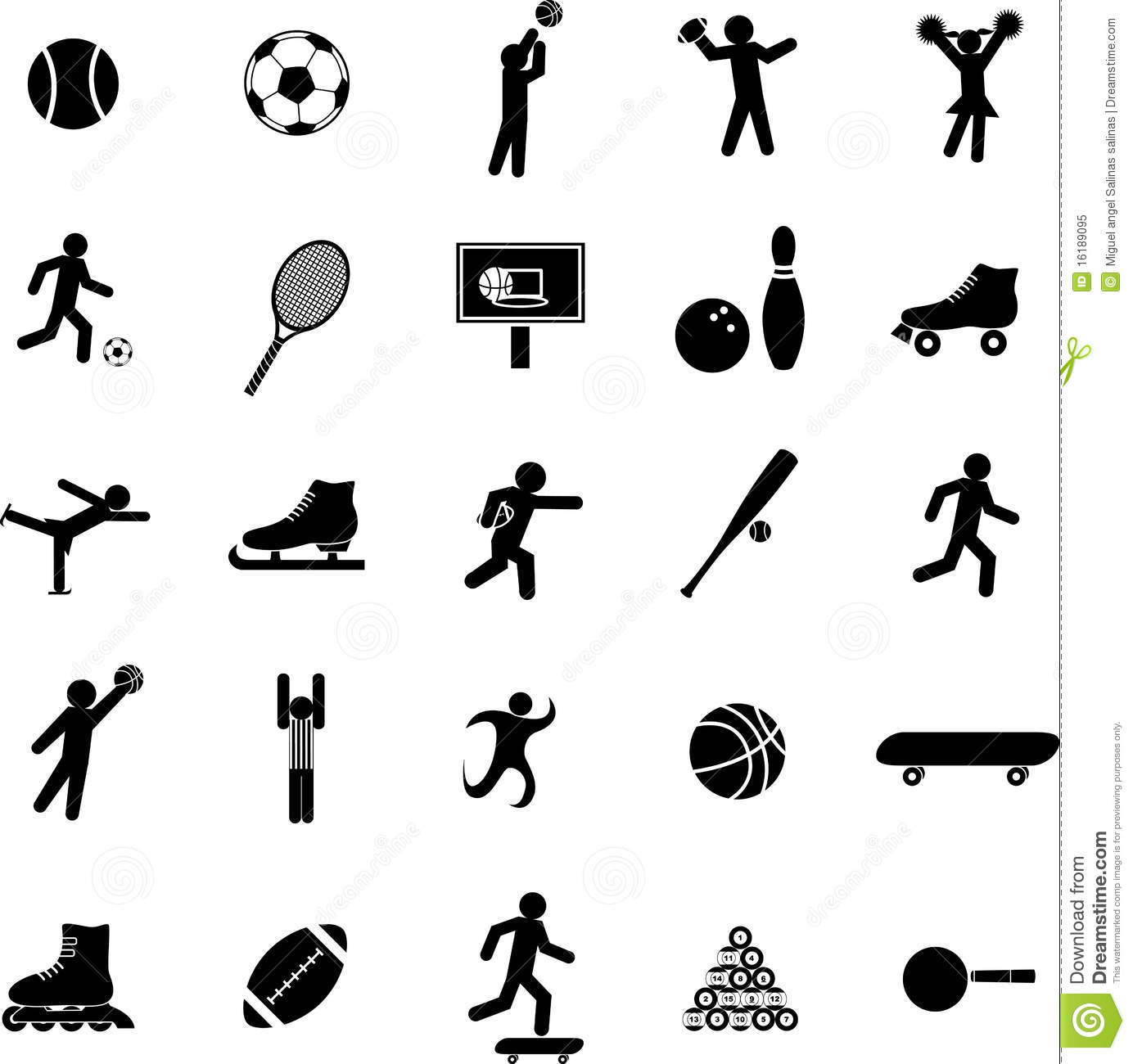 Sports Icon Symbols