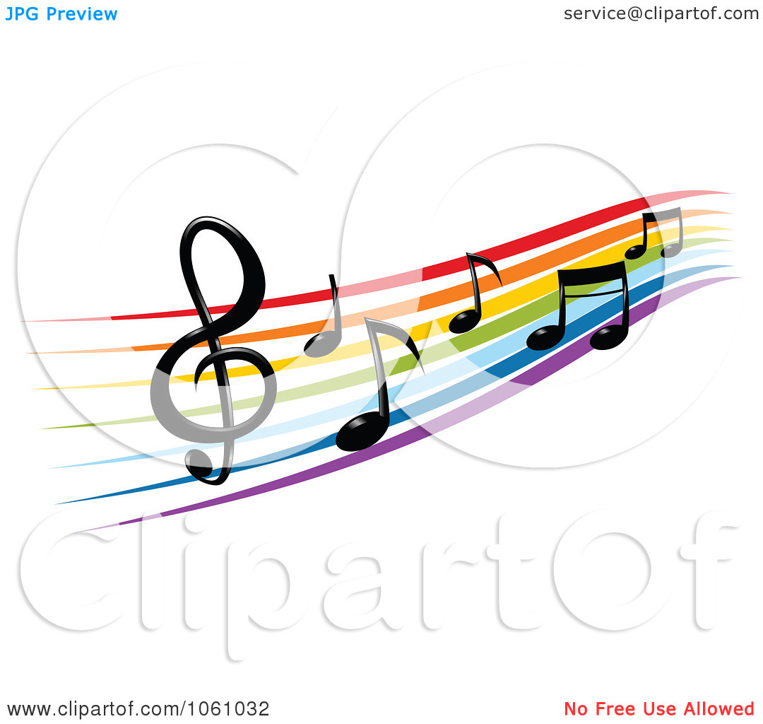 Staff Music Notes Clip Art