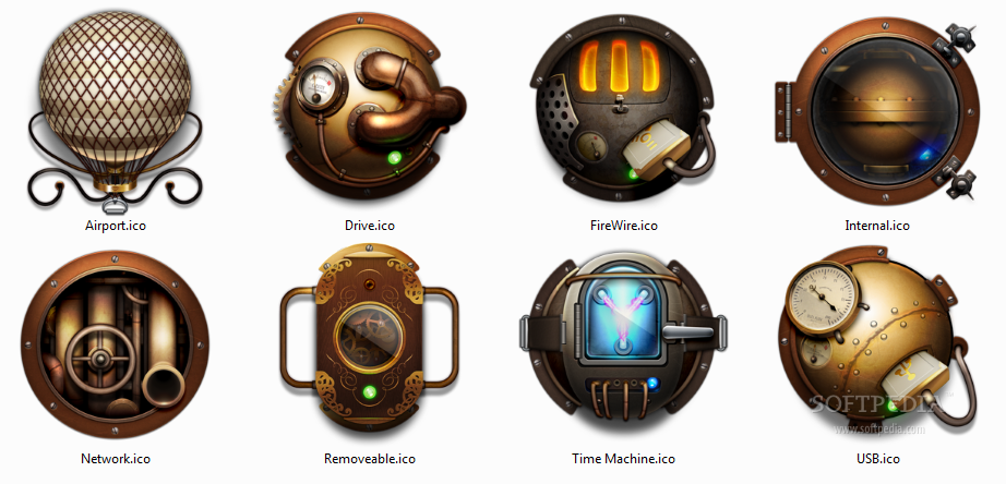 Steampunk Desktop Icons Steampunk Desktop Icons