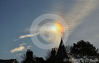 Sun Dog Cirrus Cloud