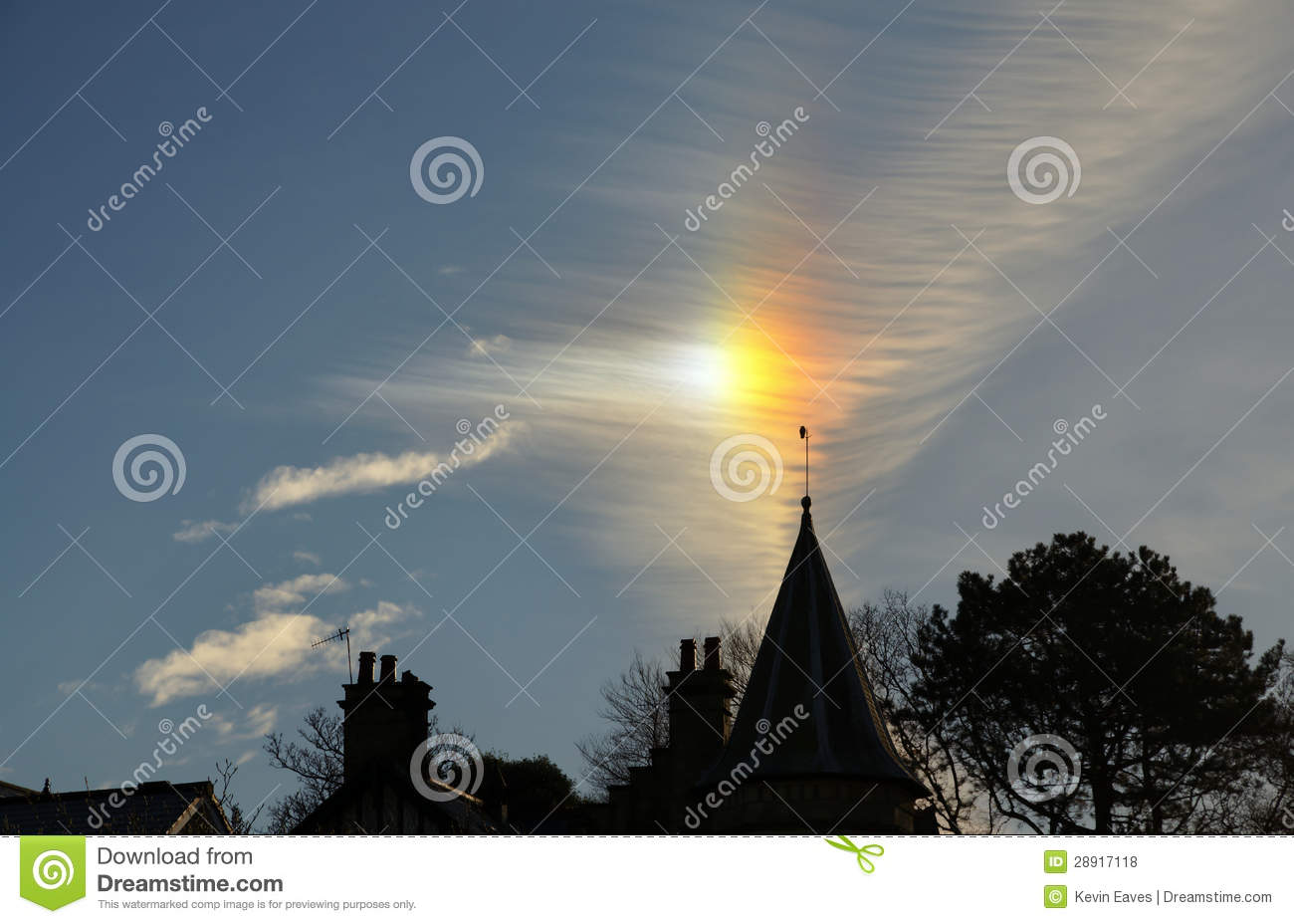 Sun Dog Cirrus Cloud