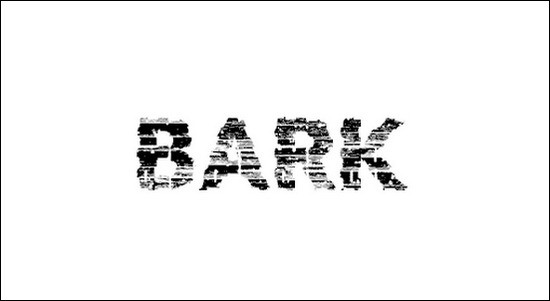 Tree Bark Font