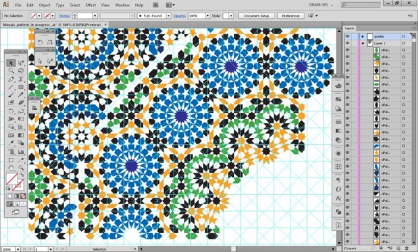 Vector Moroccan Mosaic Patterns