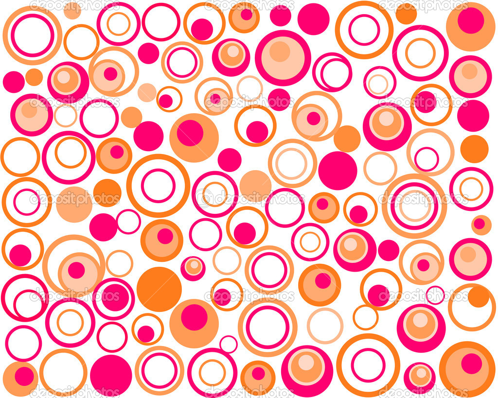 Vector Retro Circles Pattern